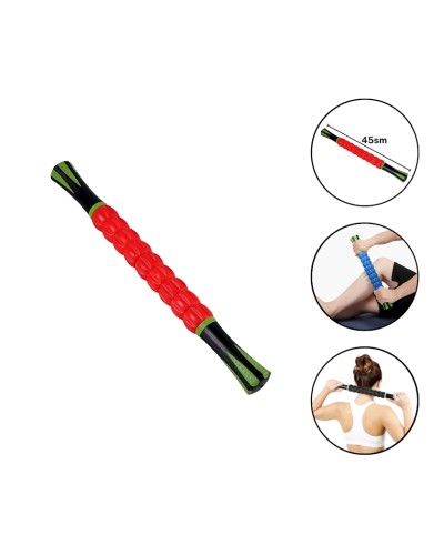 Masaj çubuğu Gymnic 2206, uzunluq 45 sm, qırmızı