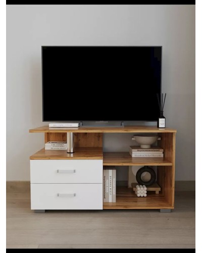 TV üçün tumba 3563_LETNEWBoxLegWhZol, LDSP, rəngbərəng, 50x43x90 sm
