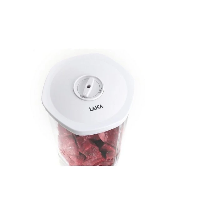 Контейнер для хранения продуктов Laica Vacuum Container VT3304 2 л, 1 шт, 37x14.4x7.4 см, пластик, с крышкой, прозрачный