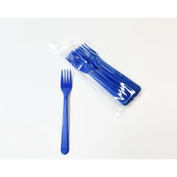 Набор одноразовых вилок PW00356, синий, 6 шт. Набор одноразовых вилок PW00356, синий, 6 шт.