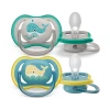 Набор пустышек Philips AVENT Ultra Air SCF349/24, силикон, 18+ мес, 2 шт