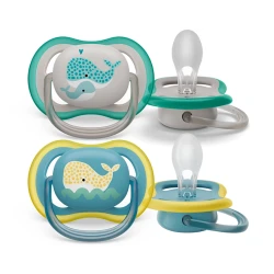 Набор пустышек Philips AVENT Ultra Air SCF349/24, силикон, 18+ мес, 2 шт