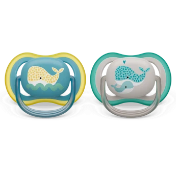 Набор пустышек Philips AVENT Ultra Air SCF349/24, силикон, 18+ мес, 2 шт