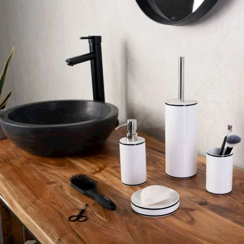 Стакан для зубных щеток Ridder Nena, 7x11 см, белый