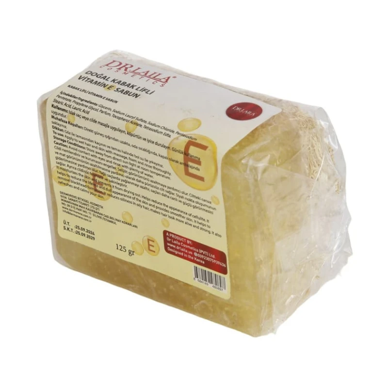 Sabun Dr.Laila Doğal Kabak Lifli Vitamin E 125 q