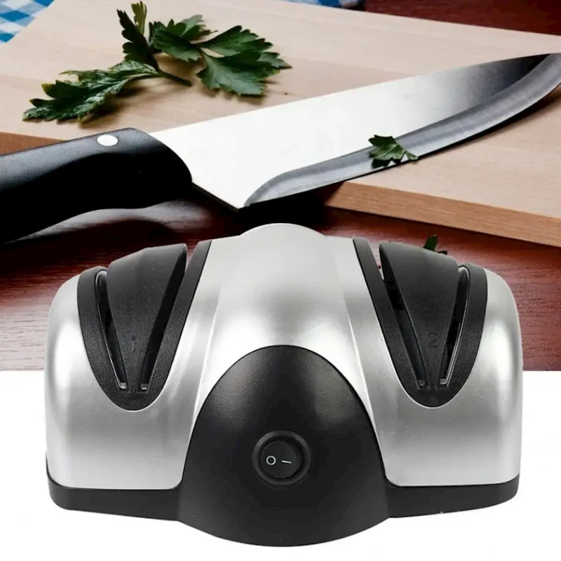 Elektrikli bıçaq itiləyici ATV-123, gümüşü Elektrikli bıçaq itiləyici ATV-123, gümüşü