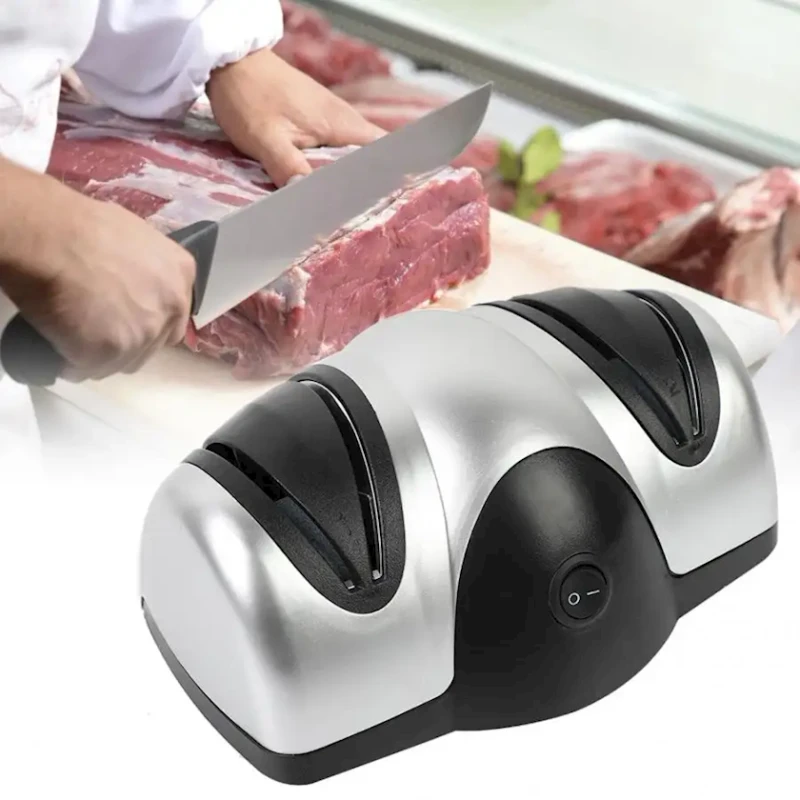 Elektrikli bıçaq itiləyici ATV-123, gümüşü Elektrikli bıçaq itiləyici ATV-123, gümüşü