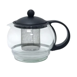 Dəmləmə çaydanı Qin Chang, 880 ml, şüşə, şəffaf