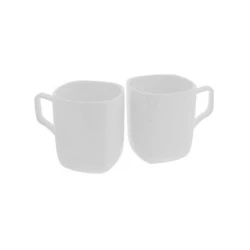 Набор кружек Wilmax WL-993066 2 шт, 470 мл, фарфор, белый Набор кружек Wilmax WL-993066 2 шт, 470 мл, фарфор, белый