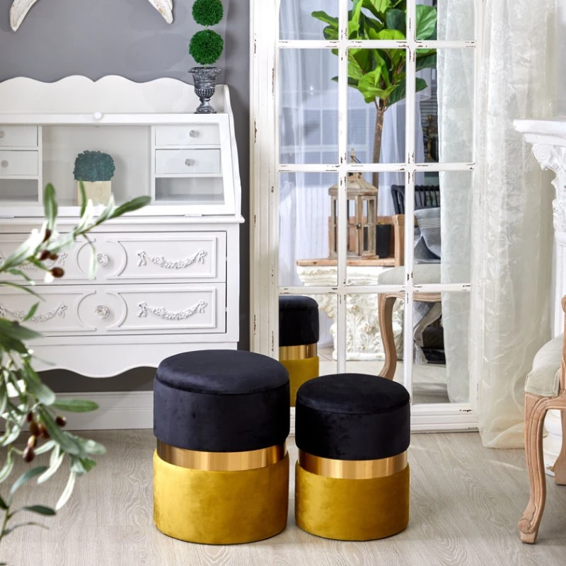 Пуфик 72, ткань, желтый/черный, 40x35x35 см Пуфик 72, ткань, желтый/черный, 40x35x35 см