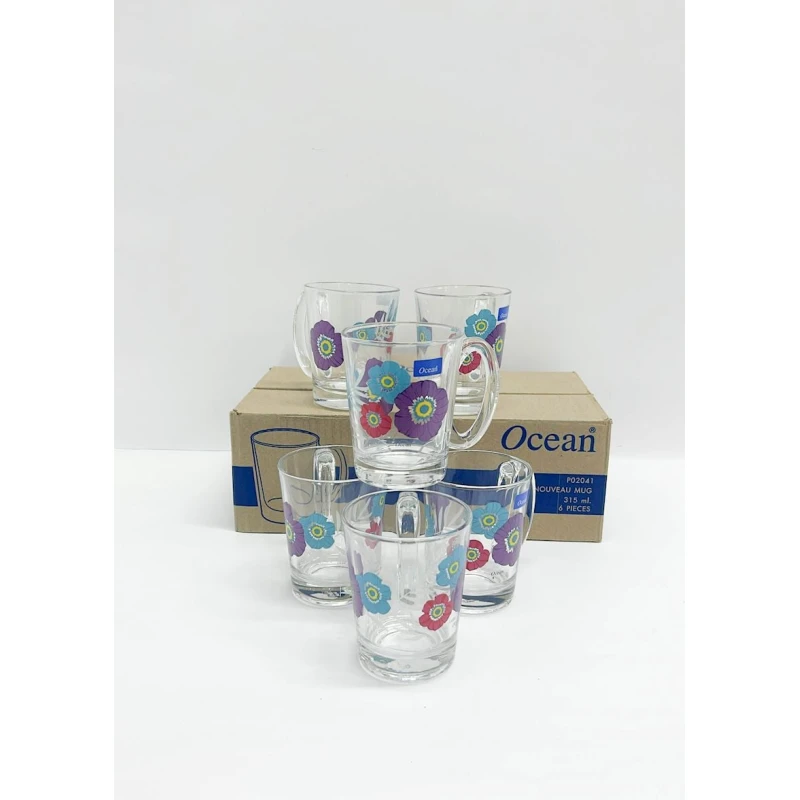 Чашка Ocean Vivid Flora Violet 315 мл, 1 шт Чашка Ocean Vivid Flora Violet 315 мл, 1 шт