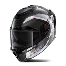 Motosikl dəbilqəsi Shark Spartan GT Pro Ritmo Carbon HE1355EDAIM, ölçü M, qara/gümüşü