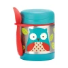 Пищевой термос Skip Hop Совушка, нержавеющая сталь, разноцветный, 325 мл Пищевой термос Skip Hop Совушка, нержавеющая сталь, разноцветный, 325 мл