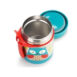 Пищевой термос Skip Hop Совушка, нержавеющая сталь, разноцветный, 325 мл
