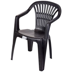 Стул 53x80 см, пластик, черный Стул 53x80 см, пластик, черный