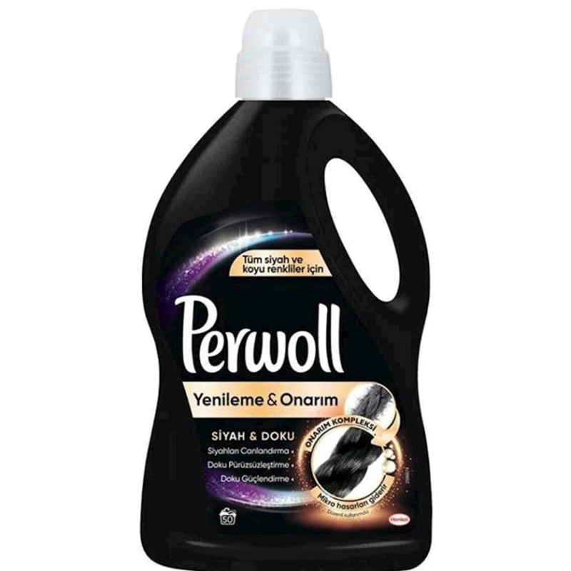 Жидкость для стирки Perwoll для черного белья 3 л Жидкость для стирки Perwoll для черного белья 3 л