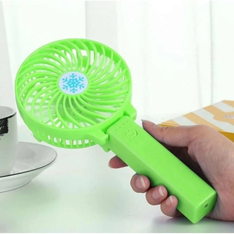Əl ventilyatoru F35-ag-235, 10x3x21 sm, yaşıl