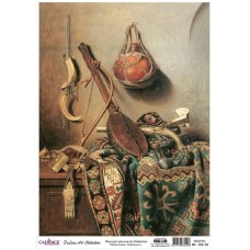 Dekupaj üçün düyü kağızı Cadence A3 Musical Instruments Collection MI-02 30x42 sm