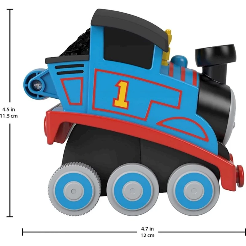 Паровоз инерционный Fisher-Price HGX70/HDY75 Thomas & Friends Thomas, от 2 лет, 11.5х12 см, пластик, синий Паровоз инерционный Fisher-Price HGX70/HDY75 Thomas & Friends Thomas, от 2 лет, 11.5х12 см, пластик, синий