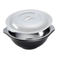 Şorba üçün birdəfəlik qablar dəsti Loyal 3552203030, polipropilen, 15х6 sm, qara, 1000 əd