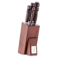 Набор ножей Korkmaz A5502, 5 шт, нож поварской 170/155/125/100 мм, коричневый Набор ножей Korkmaz A5502, 5 шт, нож поварской 170/155/125/100 мм, коричневый