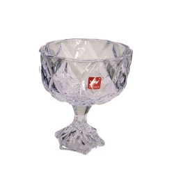 Сахарница Yujing Glass Ware YJP-7081-1, стекло, прозрачный Сахарница Yujing Glass Ware YJP-7081-1, стекло, прозрачный