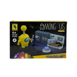 Конструктор Among Us, желтый, 10x15x4 см Конструктор Among Us, желтый, 10x15x4 см