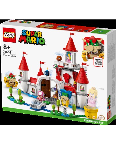 Konstruktor LEGO Super Mario Peach’s Castle Expansion Set 71408, 8+ yaş, 1216 detal