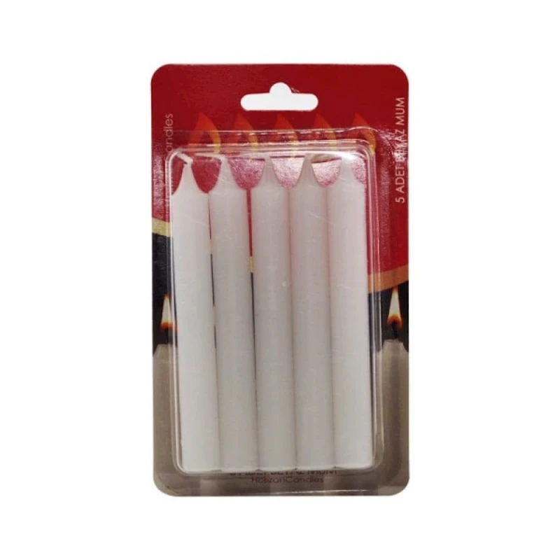 Набор свечей Horizon Candles, 5 шт, 1.4х12 см, парафин, белый Набор свечей Horizon Candles, 5 шт, 1.4х12 см, парафин, белый