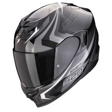 Motosikl dəbilqəsi Scorpion EXO-520 Evo Air Terra Black/Silver/White, ölçü L