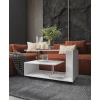 Журнальный стол Letta 3563_Letta25JurnKrushonWh, белый, 47.5x50x90 см Журнальный стол Letta 3563_Letta25JurnKrushonWh, белый, 47.5x50x90 см