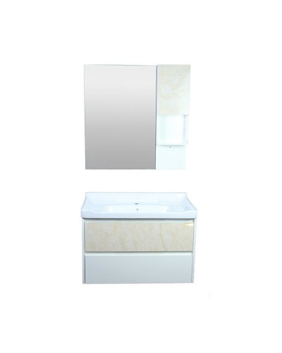 Çanaqlı tumba Gold Banyo 686, plastik/keramika, 80 sm