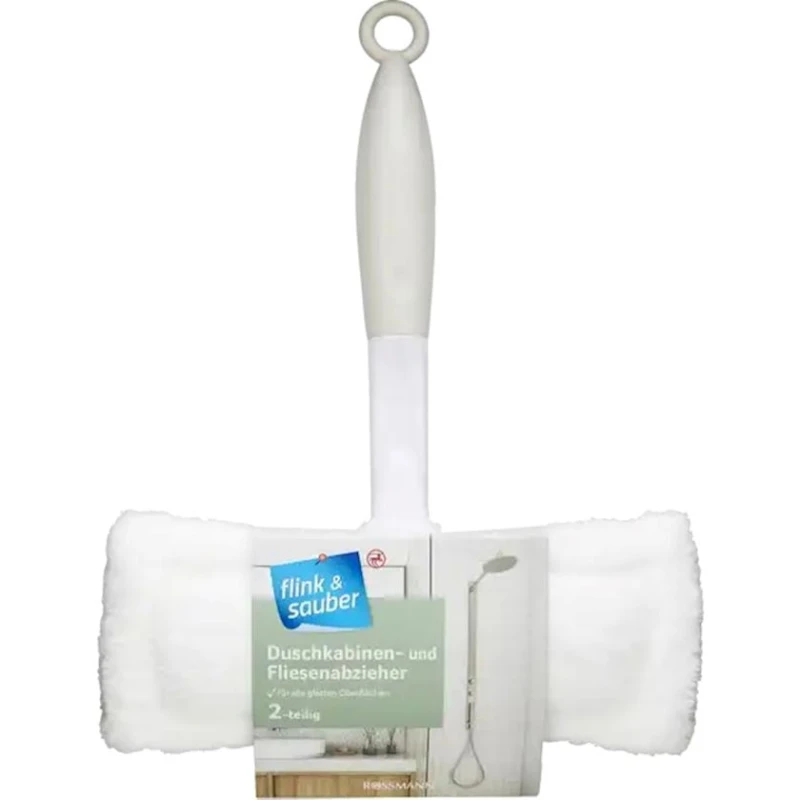 Щетка для уборки Flink & Sauber, 15 см, полиэстер, белая, 1 шт Щетка для уборки Flink & Sauber, 15 см, полиэстер, белая, 1 шт