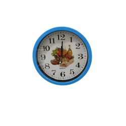 Настенные часы Bayramov Group SS-154, синий, 26 см