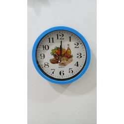 Настенные часы Bayramov Group SS-154, синий, 26 см