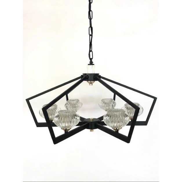 Люстра подвесная Şəms Aydınlatma 9570-6 BK, черная