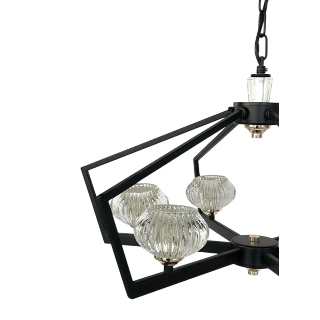 Люстра подвесная Şəms Aydınlatma 9570-6 BK, черная