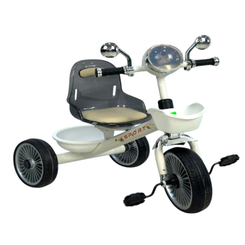 Uşaqlar üçün üçtəkərli velosiped 1999_RB_210967, ağ