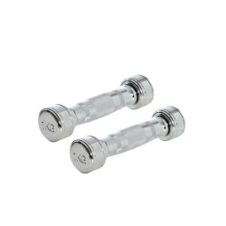 Гантели WS0039, 1 кг x 2 шт, никель