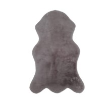 Çarpayı yanı xalça 0003, təbii, 80х150, dovşan dərisi, qəhvəyi