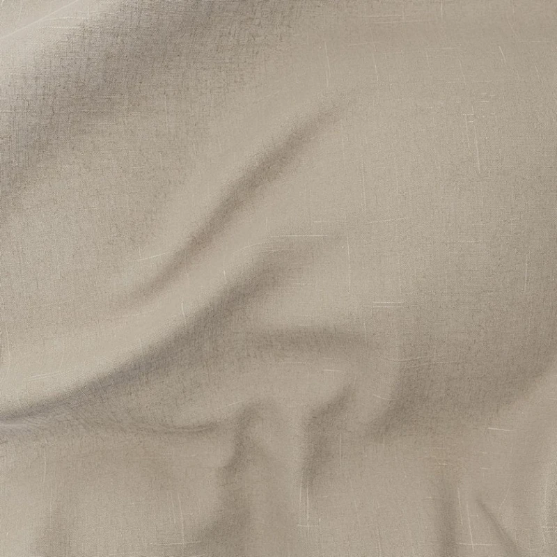 Штора JYSK Aga, 140x300 см, полиэстер/лен, хаки