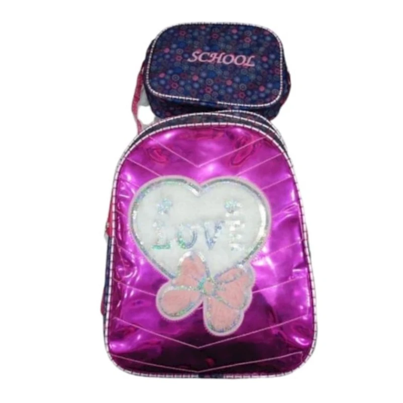 Məktəbli bel çantası ortopedik BS-283 bənövşəyi/göy