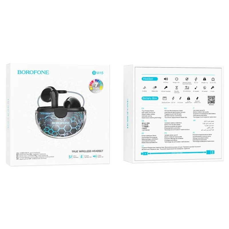 Беспроводные наушники Borofone BW15 Black Беспроводные наушники Borofone BW15 Black
