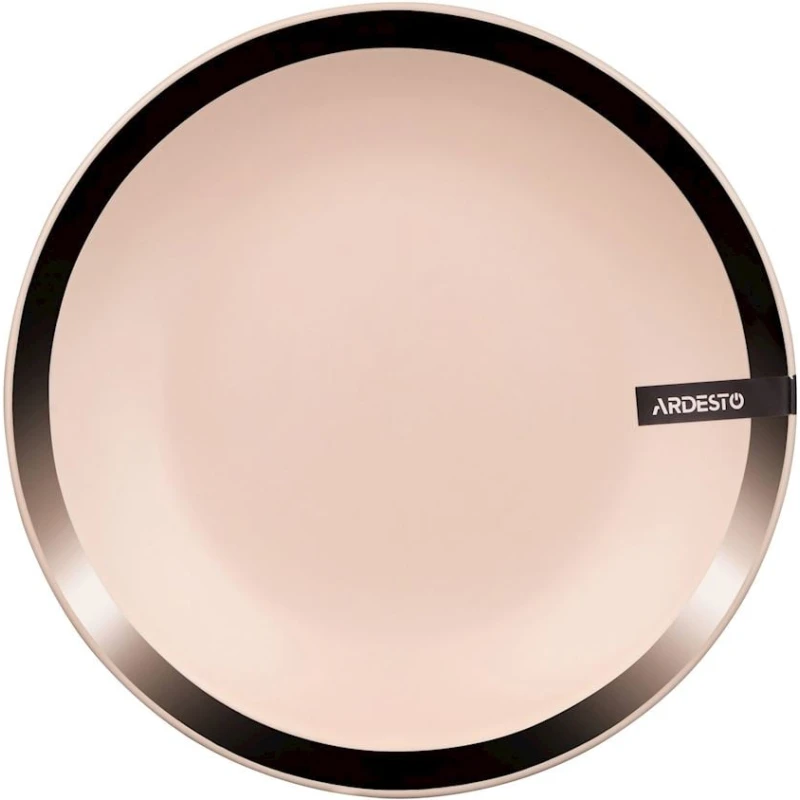 Тарелка Ardesto Liguria AR2919LCC, керамика, бежевая, 19 см