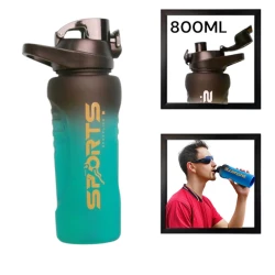 Спортивная бутылка Gymnic 1229119, разноцветный, пластик, 800 мл Спортивная бутылка Gymnic 1229119, разноцветный, пластик, 800 мл