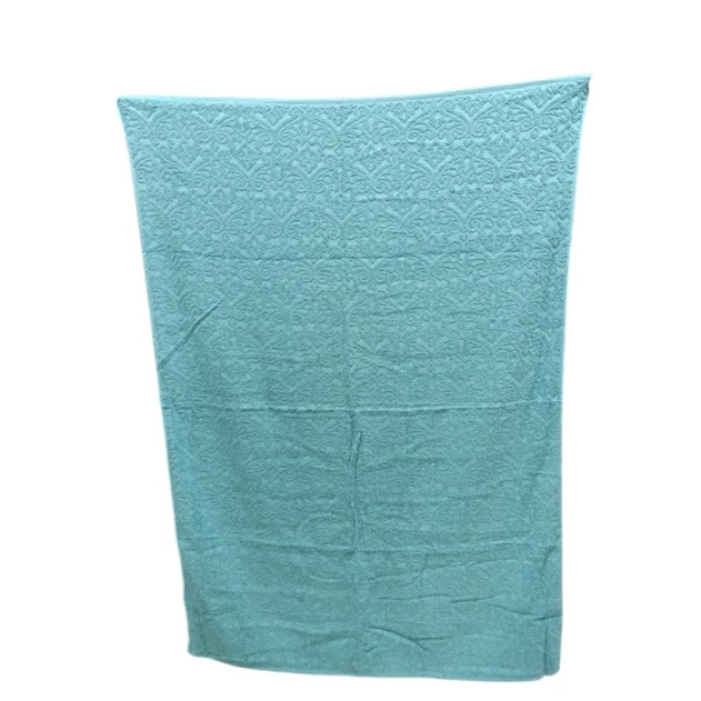 Полотенце для тела MiraNova CTS-058, 100×150 см, голубое