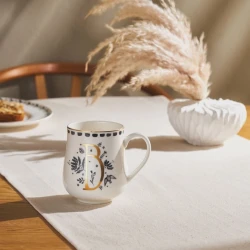 Чашка Emsan Artisan B Letter, фарфор, белая, 220 мл