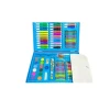 Rəsm çəkmə üçün dəst Toys Baku M5486, 126 əşya, mavi