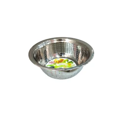 Дуршлаг 39x12 см, нержавеющая сталь, серебристый Дуршлаг 39x12 см, нержавеющая сталь, серебристый