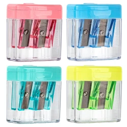 Точилка Deli 0576 двойная, товар в ассортименте